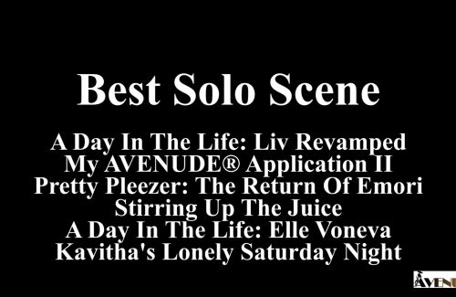 AVENUDE® Awards II - Best Solo Scene (Recap)