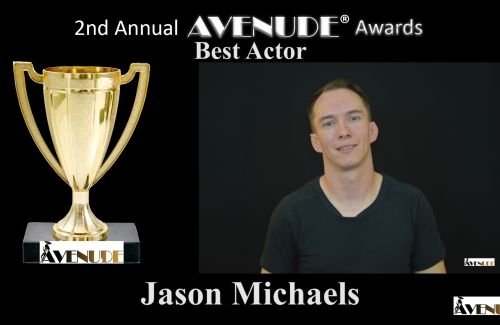 Jason Michaels is the winner for Best Actor. The 2nd Annual AVENUDE® Awards